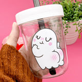 Cutie with a Booty Clear Vinyl Die Cut Sticker by Fox and Cactus