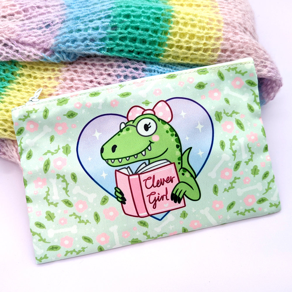 Clever Girl (8x5) Zipper Pouch