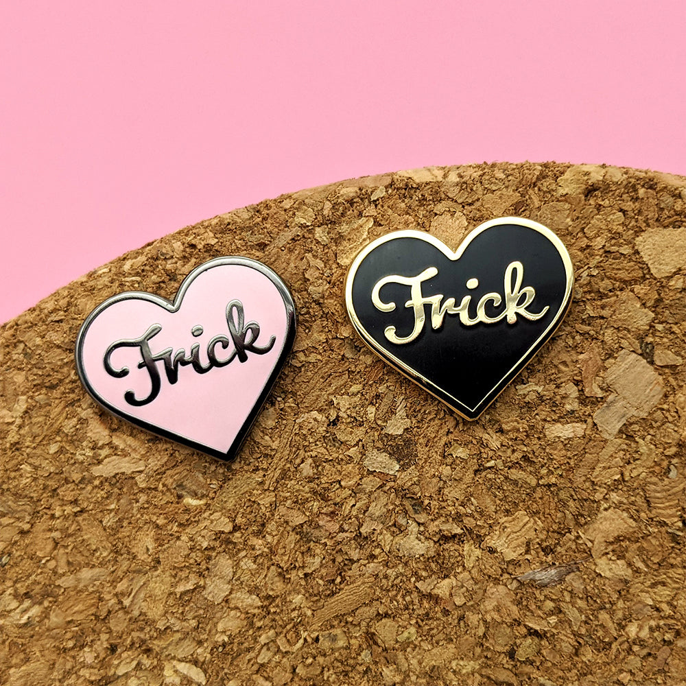 Frick Enamel Pin by Fox and Cactus