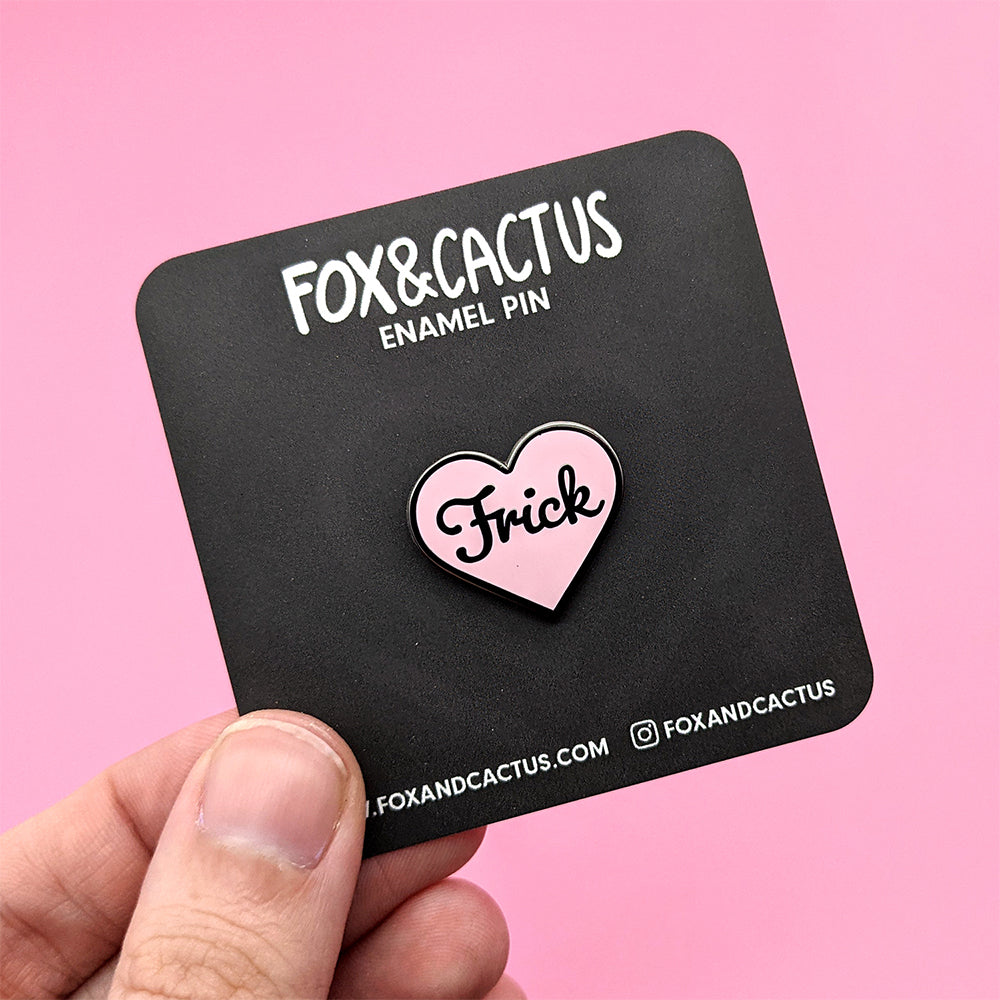Frick Enamel Pin by Fox and Cactus