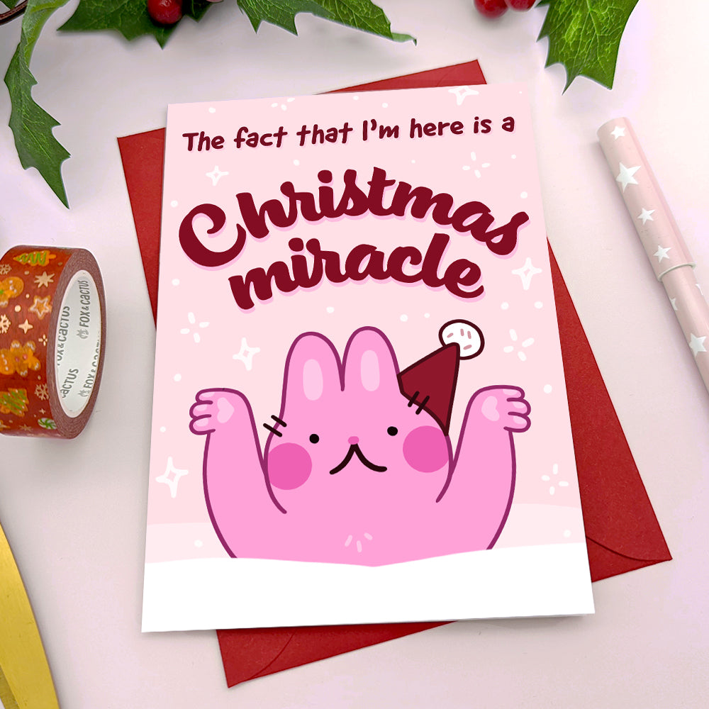 Christmas Miracle Greeting Card