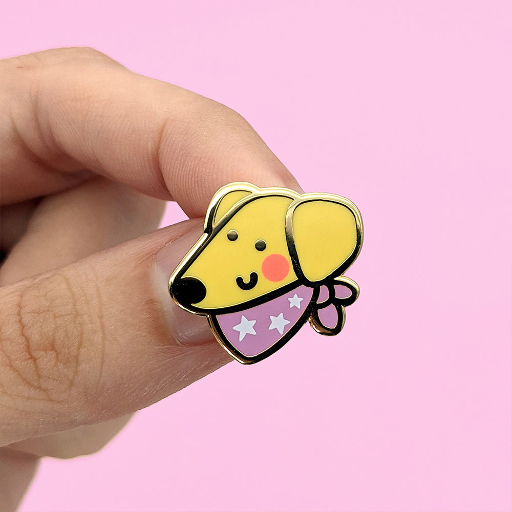 Doggy Friend (Itty Bitty Critty) Enamel Pin by Fox and Cactus