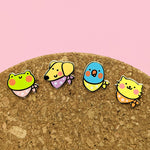 Froggy Friend (Itty Bitty Critty) Enamel Pin by Fox and Cactus
