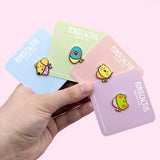 Froggy Friend (Itty Bitty Critty) Enamel Pin by Fox and Cactus