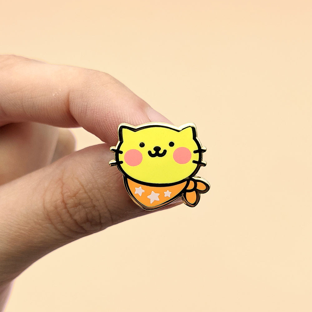 Kitty Friend (Itty Bitty Critty) Enamel Pin by Fox and Cactus