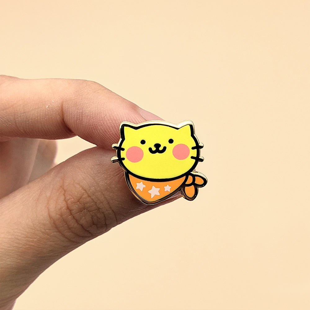 Kitty Friend (Itty Bitty Critty) Enamel Pin by Fox and Cactus