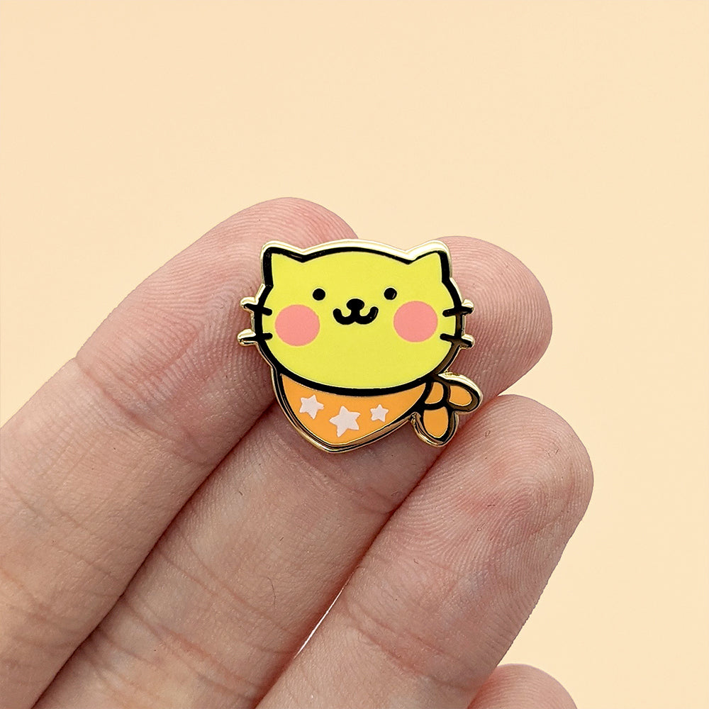 Kitty Friend (Itty Bitty Critty) Enamel Pin by Fox and Cactus