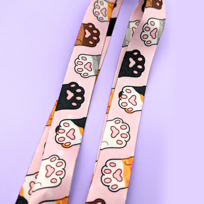 Cat Beans (Pink) Lanyard