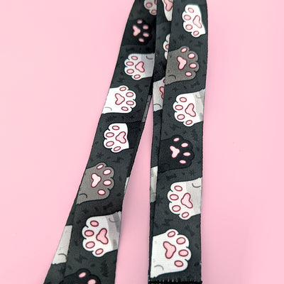 Spooky Cat Beans Lanyard