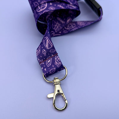 Witchy Vibes (Purple) Lanyard