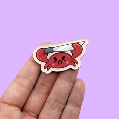 Stabby Crabby Fridge Magnet