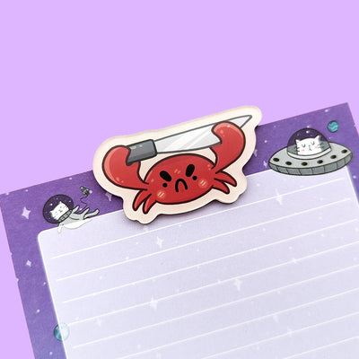 Stabby Crabby Fridge Magnet