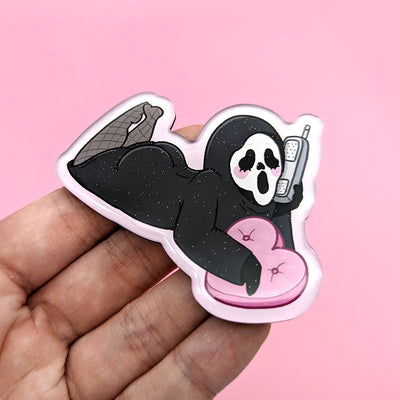 Thicc Killer Glitter Fridge Magnet
