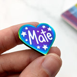 Mate (Rainbow) Enamel Pin by Fox and Cactus