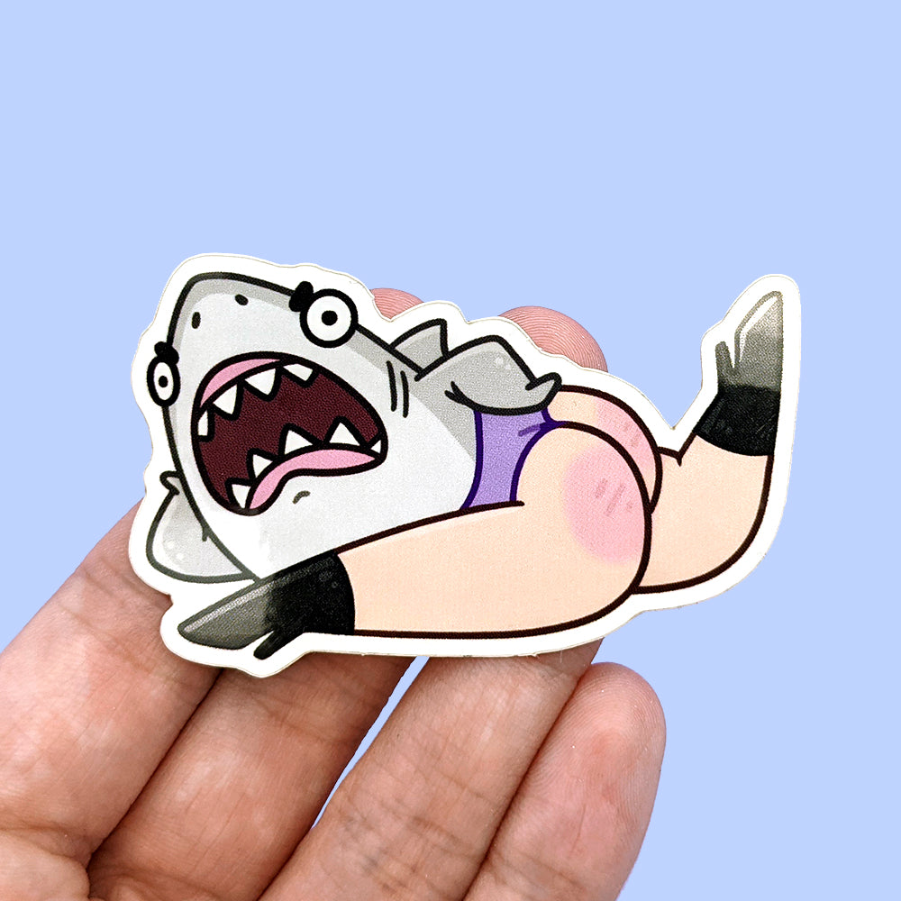 Reverse MerShark Vinyl Sticker (RETIRED)