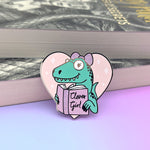 Clever Girl Enamel Pins by Fox and Cactus