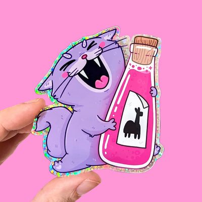 Potion Cat Vinyl Sticker