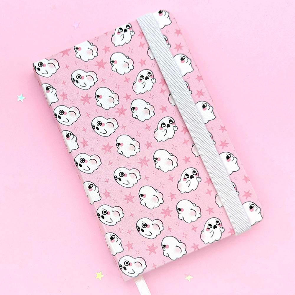 Boo-ty Ghost A6-ish Dot Grid Notebook