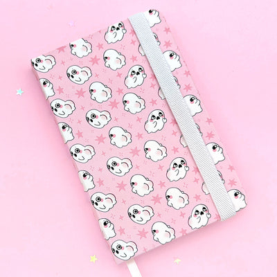 Boo-ty Ghost A6-ish Dot Grid Notebook
