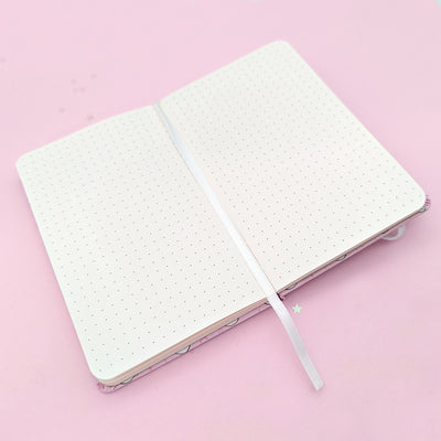 Boo-ty Ghost A6-ish Dot Grid Notebook