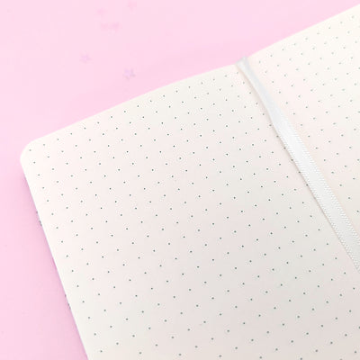 Boo-ty Ghost A6-ish Dot Grid Notebook