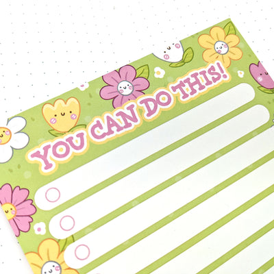 Flower Power A6 (4x6) Notepad by Fox and Cactus