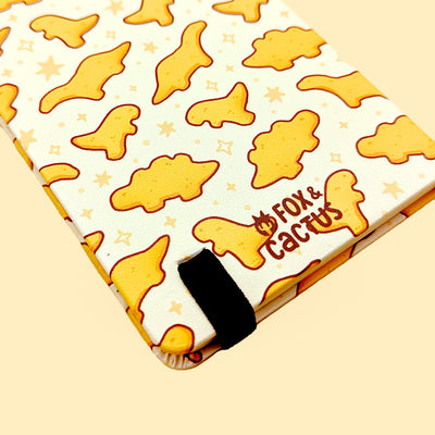 Dino Nuggets A6-ish Dot Grid Notebook