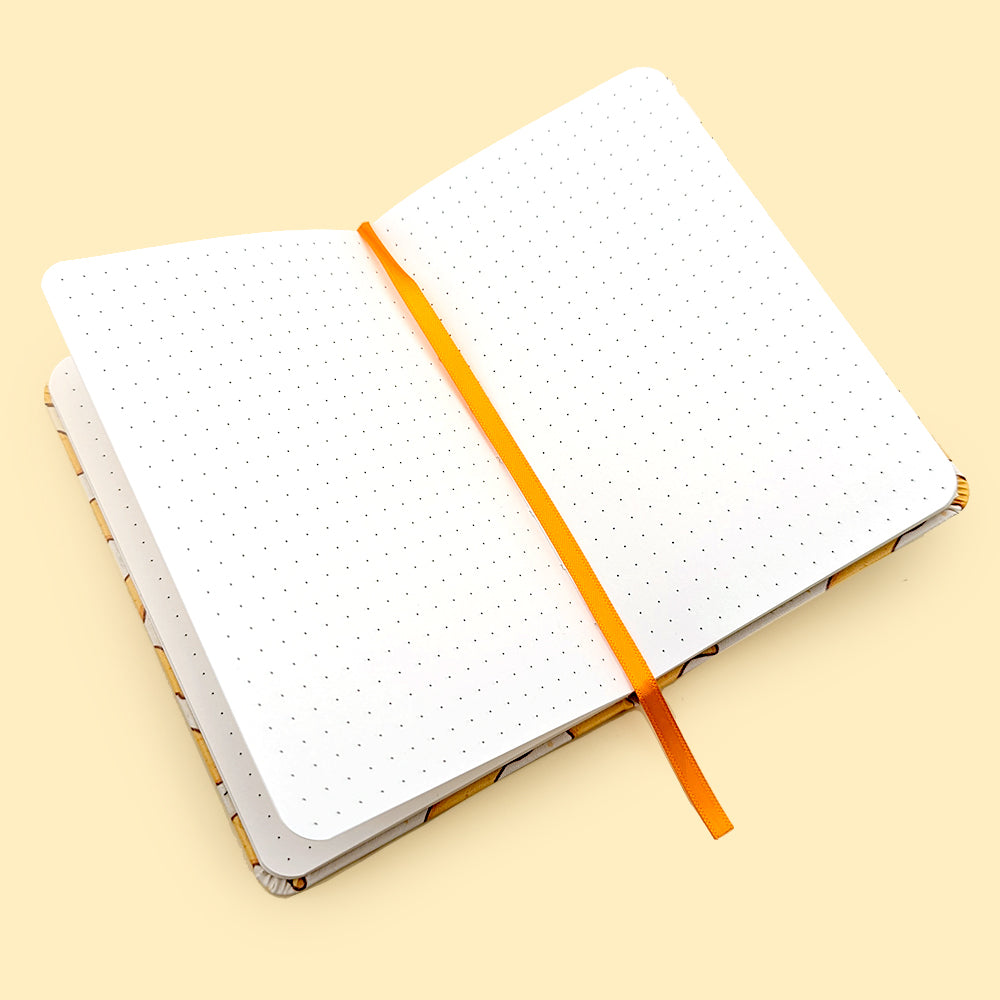 Dino Nuggets A6-ish Dot Grid Notebook
