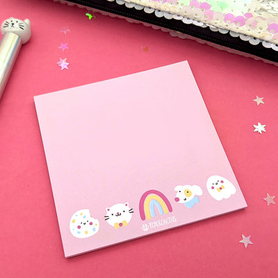 Rainbow Friends Memo Pad by Fox and Cactus