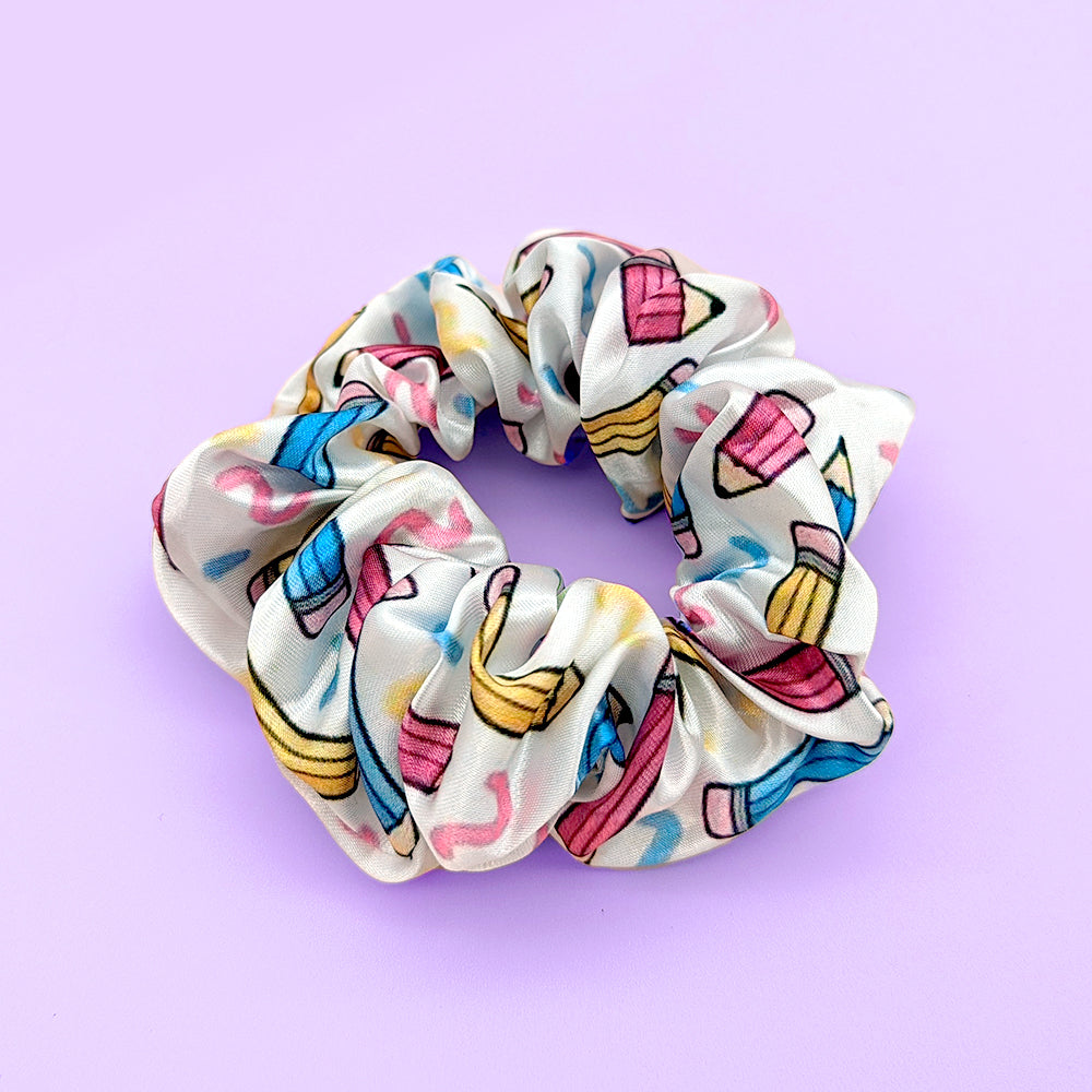 Coloured Pencil Scrunchie by Fox and Cactus