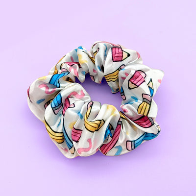 Coloured Pencil Scrunchie by Fox and Cactus