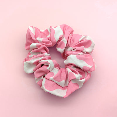 Moo Cow (Pink) Scrunchie