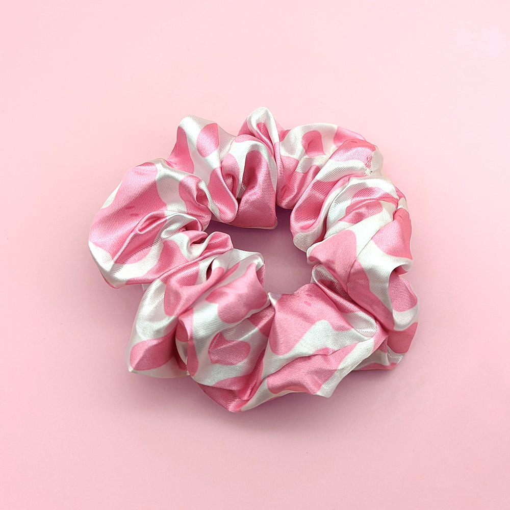 Moo Cow (Pink) Scrunchie