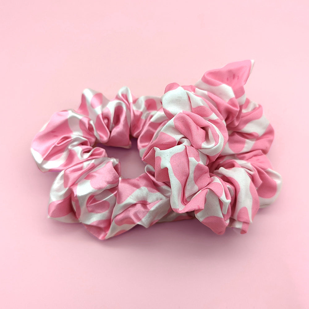 Moo Cow (Pink) Scrunchie