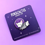 Space Doggo Enamel Pin by Fox and Cactus