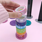 Rainbow Acrylic Washi Stand by Fox and Cactus