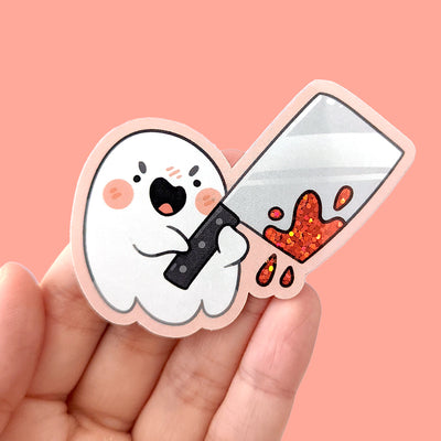 Killer Ghost Vinyl Stickers