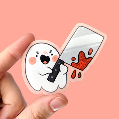 Killer Ghost Vinyl Stickers