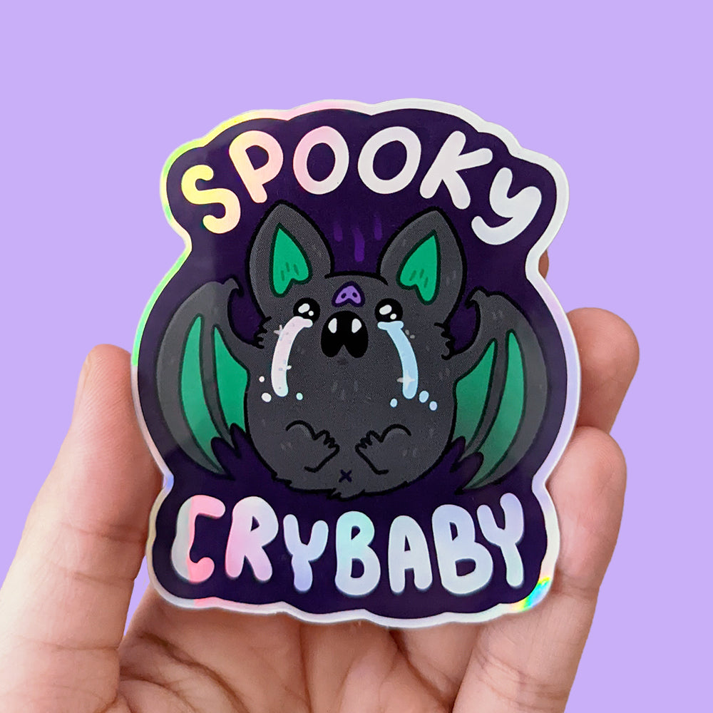 Spooky Crybaby Vinyl Sticker