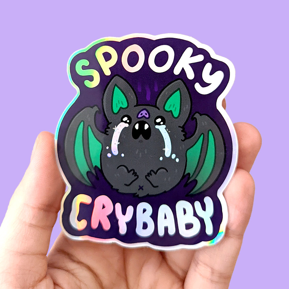 Spooky Crybaby Vinyl Sticker