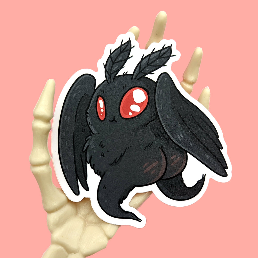 Thicc Mothman Vinyl Sticker