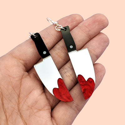 24HR PREORDER Love to Death Dangle Earrings by Fox and Cactus