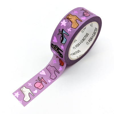 OMG Shoes Washi Tape (Purple Foil)
