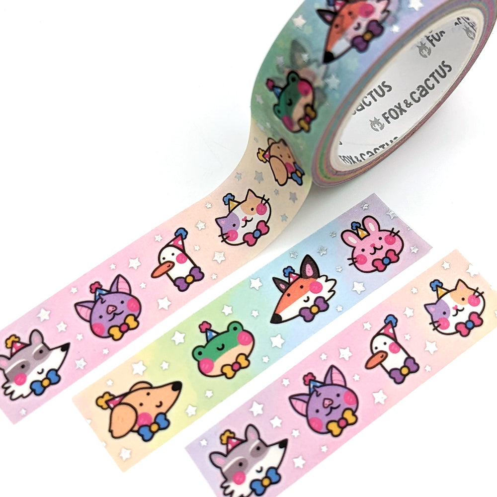 Party Animals Washi Tape (Holo Foil)