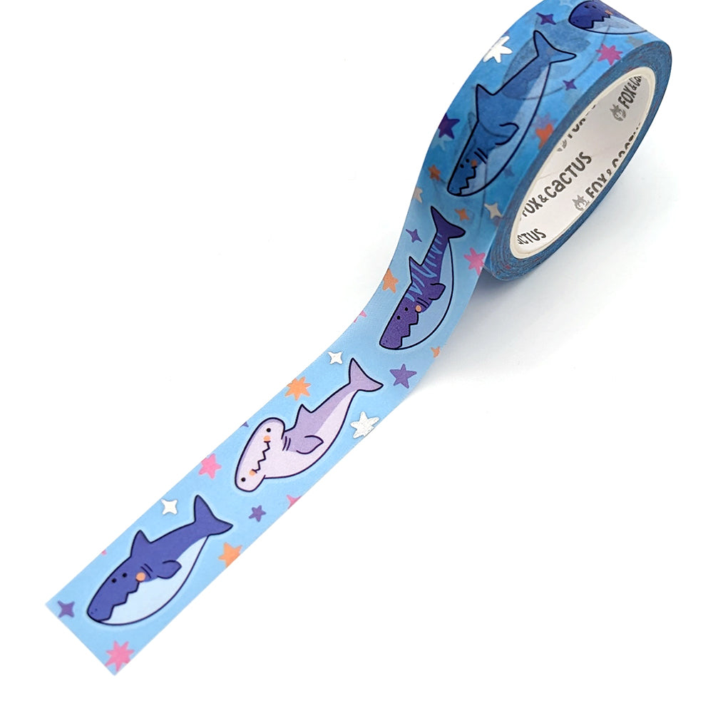 Sharkie Washi Tape (Holo Foil)