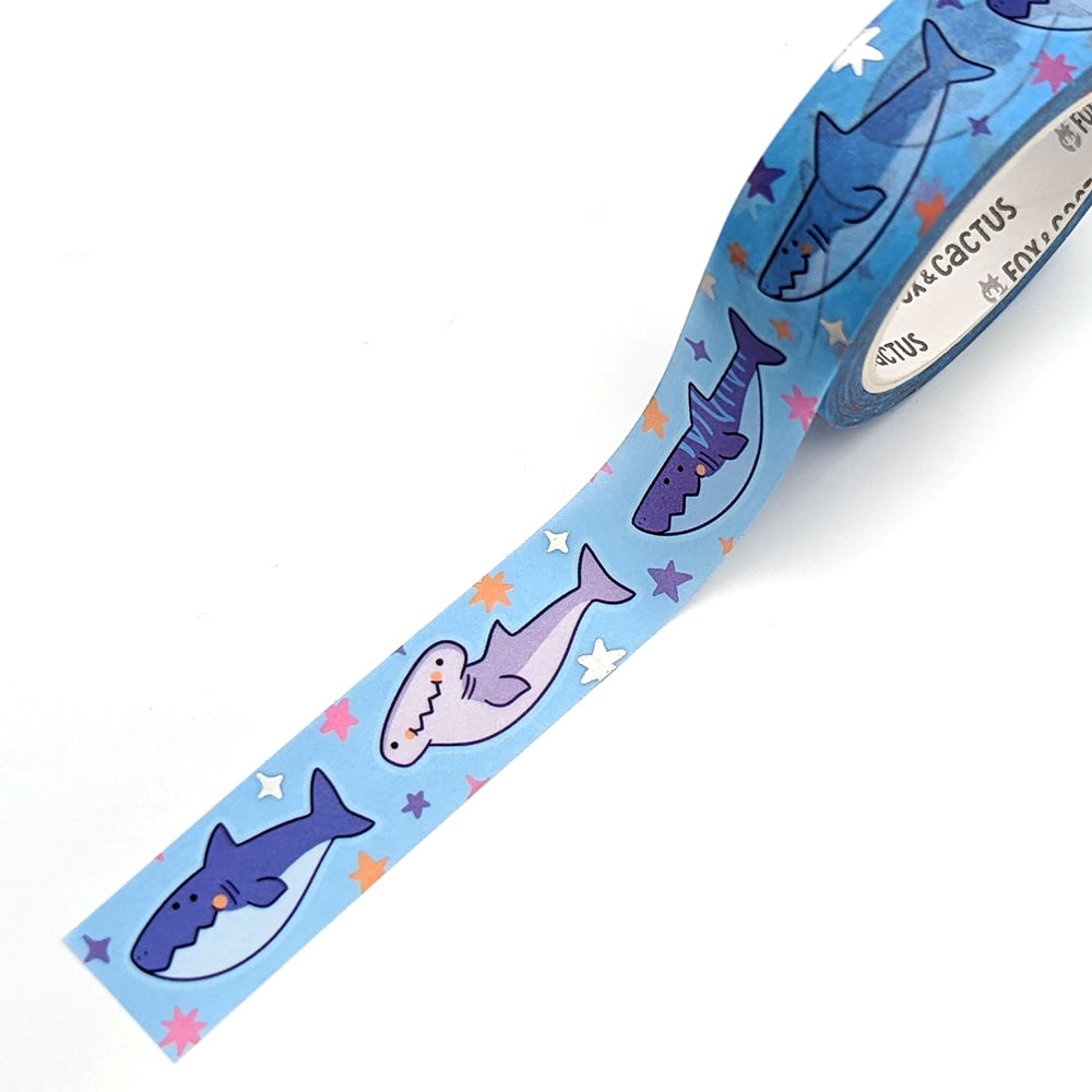 Sharkie Washi Tape (Holo Foil)