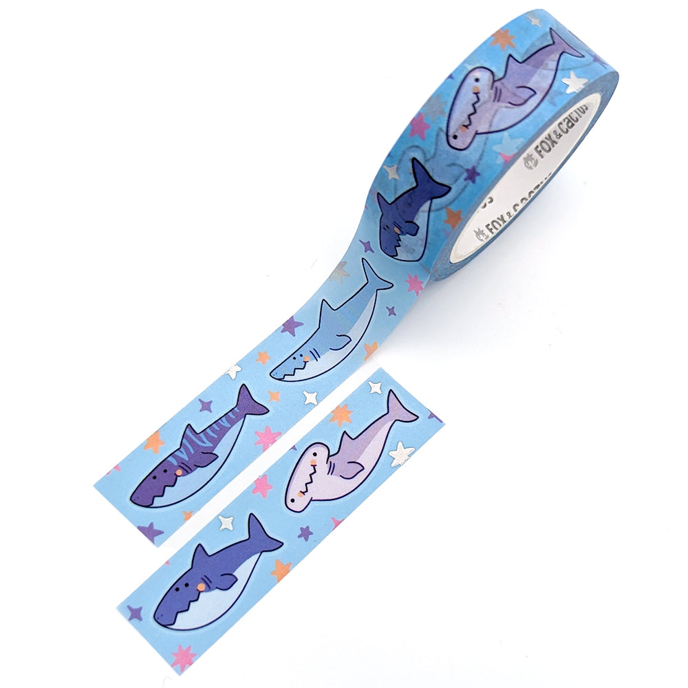 Sharkie Washi Tape (Holo Foil)