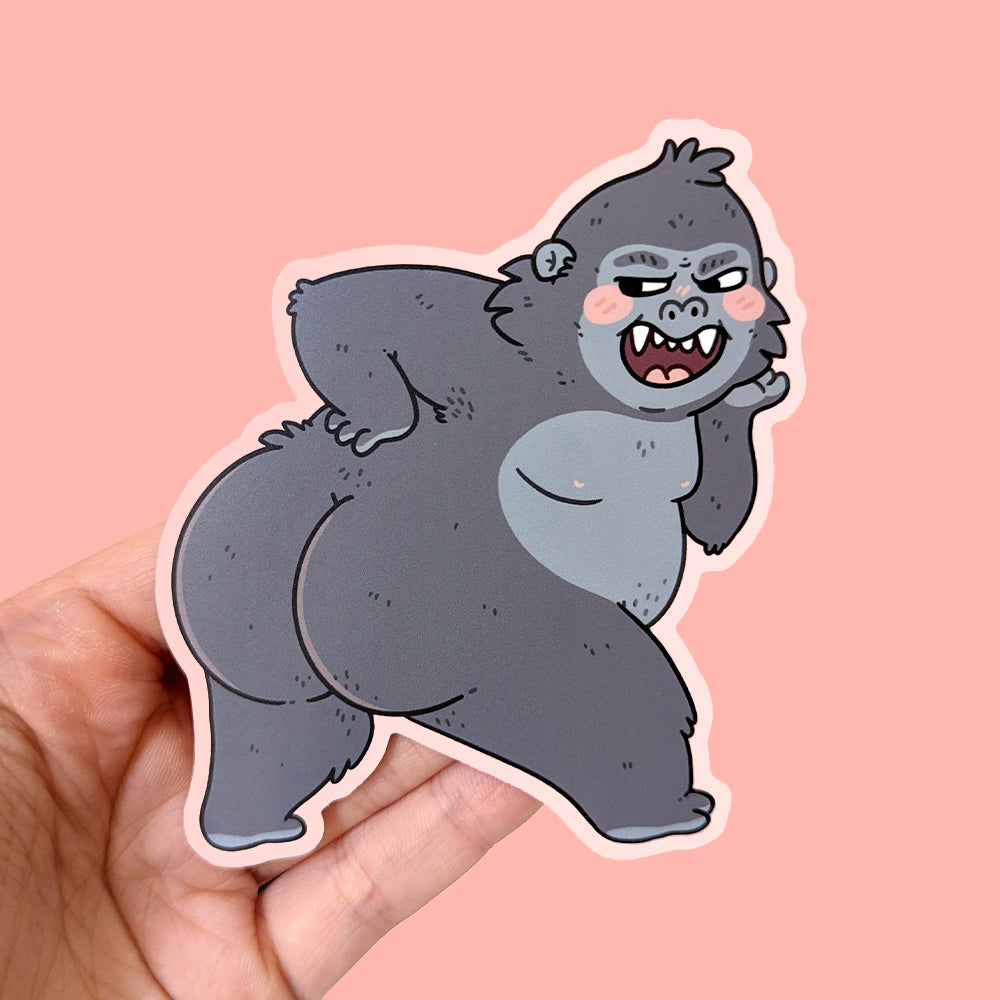 Thicc Daddy Kong Jumbo Vinyl Sticker