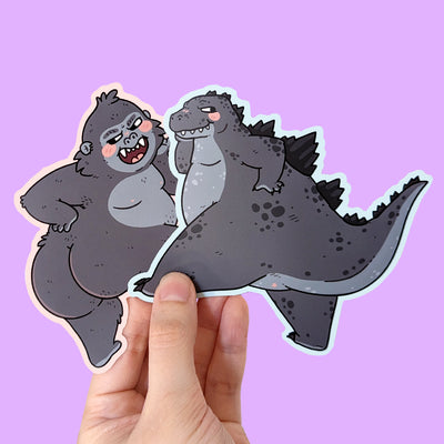 Thicc Daddy Godzilla Jumbo Vinyl Sticker