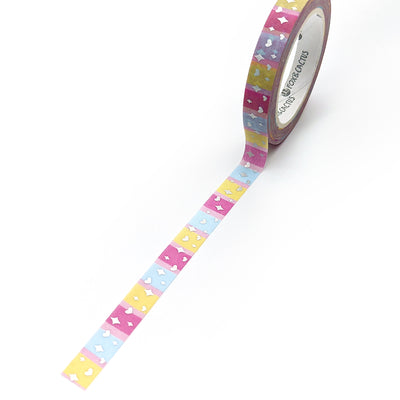 Rainbow Friends Sparkles Washi Tape (Holo Foil) by Fox and Cactus